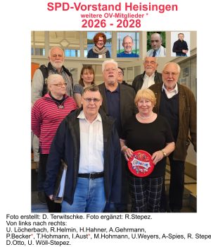 Vorstand 2026 - 2028 Schaukasten